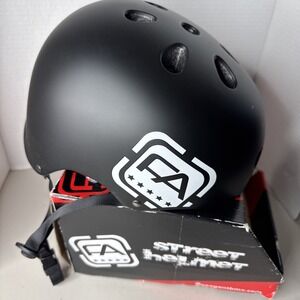 Free Agent Street Helmet - Matte Black One Size fits all